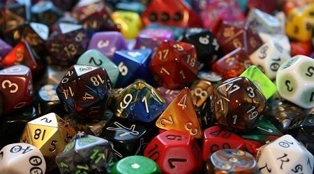 War Gaming D20 Dice Set of 3