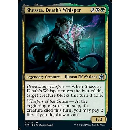 Shessra, Death's Whisper - Foil