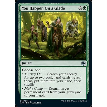 You Happen On a Glade - Foil