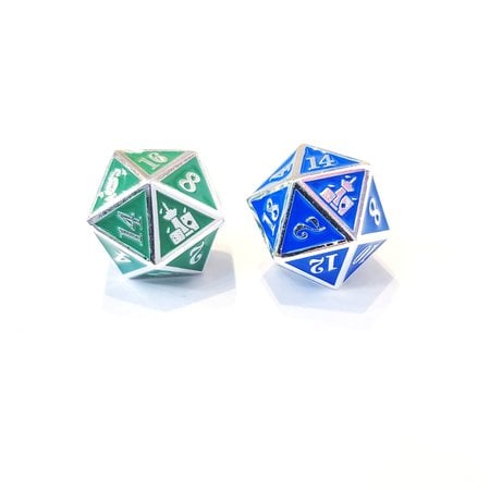 Rain City Games Metal D20 - Green