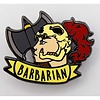 Banner Class Enamel Pin: Barbarian