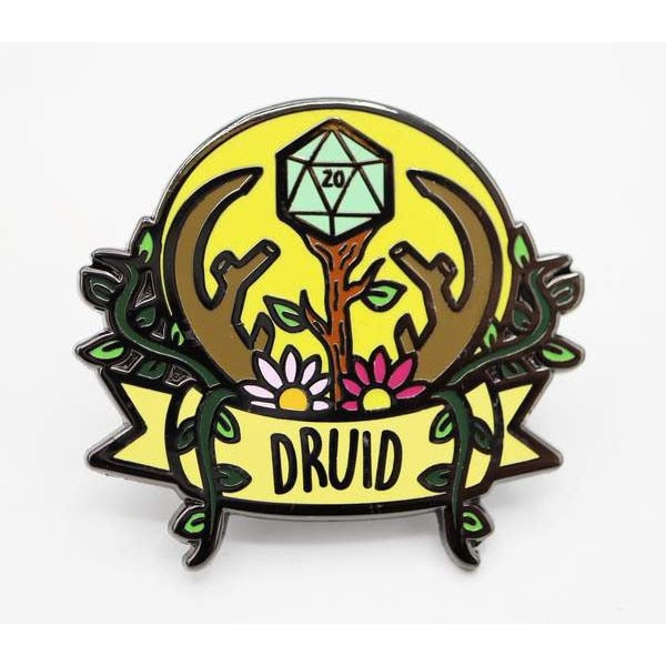 Banner Class Enamel Pin: Druid