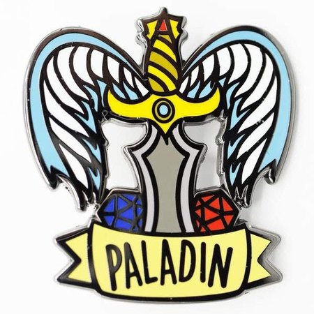 Banner Class Enamel Pin: Paladin