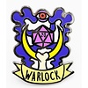 Banner Class Enamel Pin: Warlock