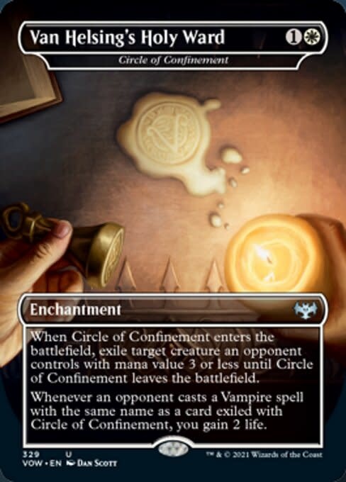 Circle of Confinement (Van Helsing's Holy Ward)