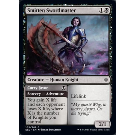 Smitten Swordmaster // Curry Favor - Foil