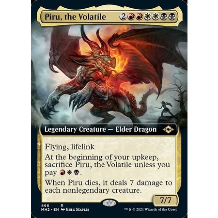 Piru, the Volatile - Foil