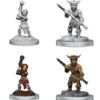 D&D Unpainted Minis - Halfling Barbarians (Male/Female)