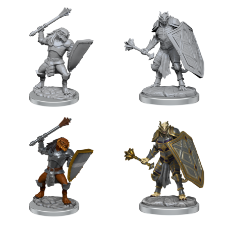 D&D Unpainted Minis - Dragonborn Clerics (Male)
