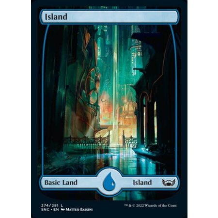Island (274) - Full Art - Foil
