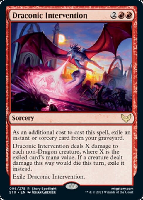 Draconic Intervention - Foil