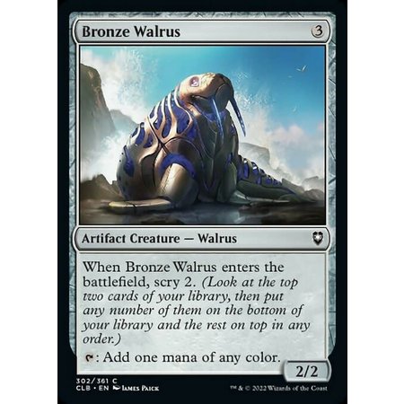 Bronze Walrus - Foil