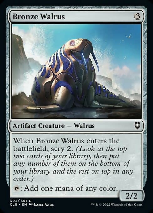 Bronze Walrus - Foil