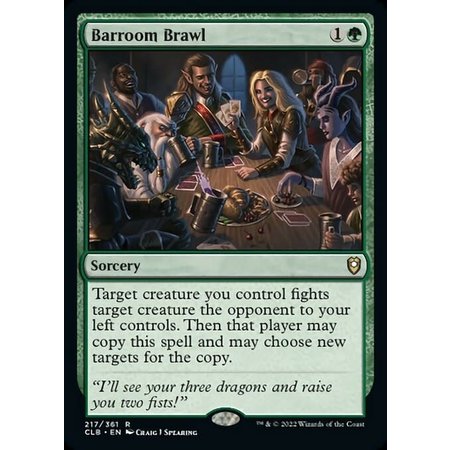 Barroom Brawl - Foil