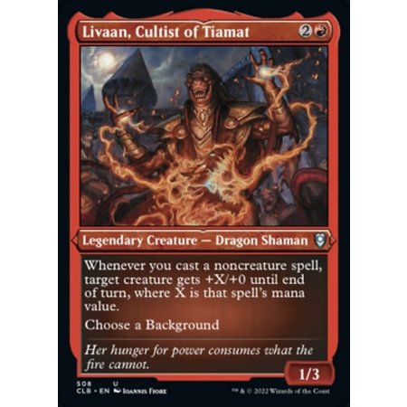 Livaan, Cultist of Tiamat - Foil-Etched