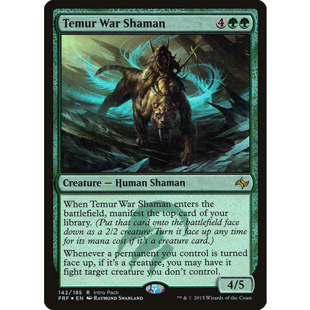 Temur War Shaman - Foil - Intro Pack Promo