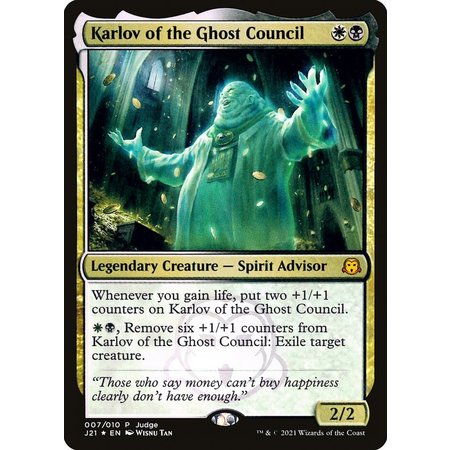 Karlov of the Ghost Council - Foil - Judge Promo