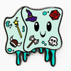 Monster Index Enamel Pin: Gelly Cube