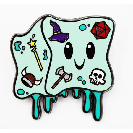 Monster Index Enamel Pin: Gelly Cube