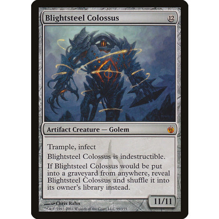 Blightsteel Colossus - Signed by Chris Rahn