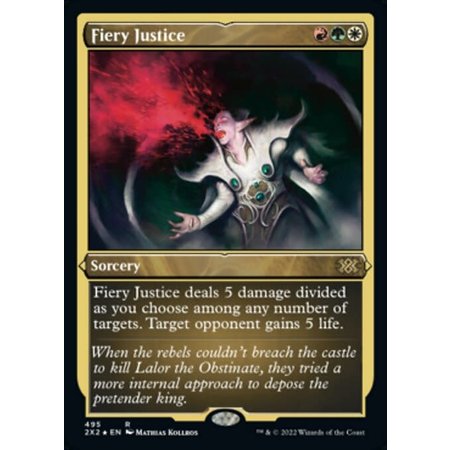Fiery Justice - Foil Etched