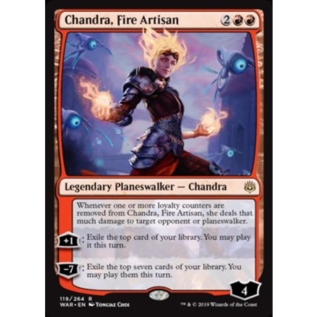 Chandra, Fire Artisan - Foil