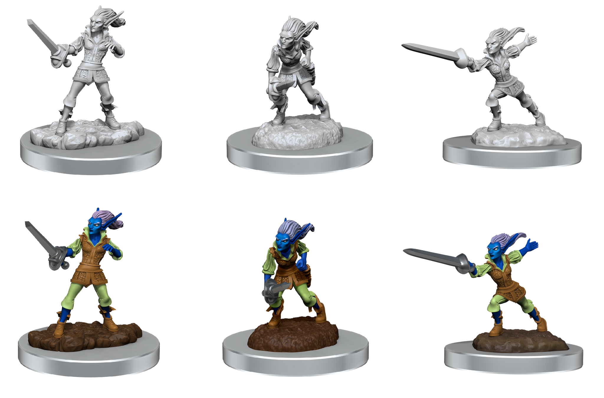 D&D Unpainted Minis - Quicklings