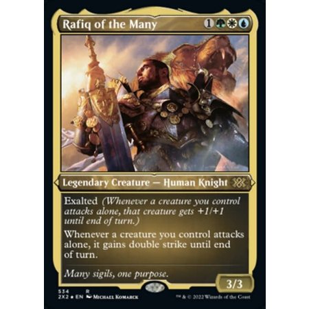 Rafiq of the Many - Foil Etched