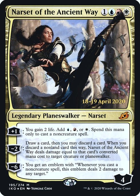 Narset of the Ancient Way - Foil - Prerelease Promo