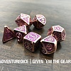 Metal RPG Dice Set - Given 'em the Gears