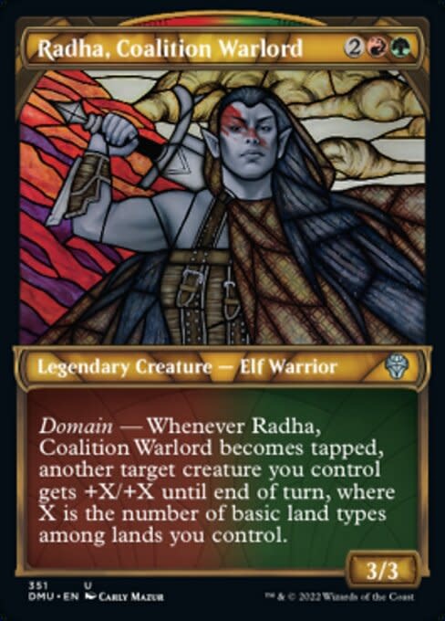 Radha, Coalition Warlord - Textured Foil