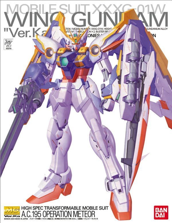 MG Xxxg-01w Wing Gundam Ver. Ka