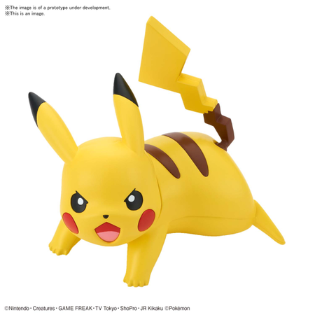 Pokemon Model Kit Qucik!! 03 Pikachu (Battle Pose)