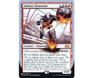 MTG 初版 アンステーブルInfinity Elemental 英語 foil Infinity Elemental - Foil - Rain City Games
