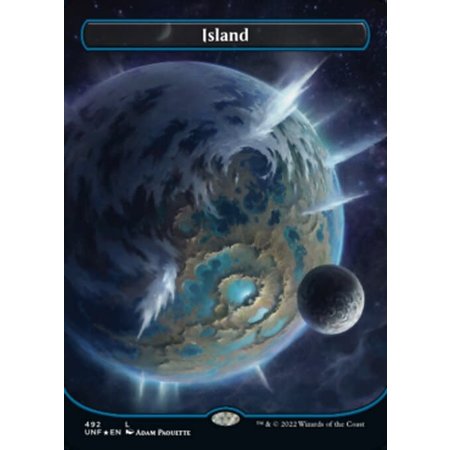 Island (492) - Full Art Galaxy Foil