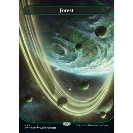 Forest (495) - Full Art Galaxy Foil