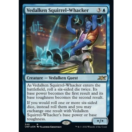 Vedalken Squirrel-Whacker - Galaxy Foil