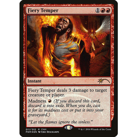 Fiery Temper - Foil - FNM Promo