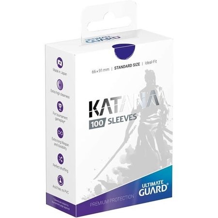 Ultimate Guard - 66mm X 91mm - Katana Sleeves - Blue 100 ct.