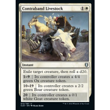 Contraband Livestock - Foil