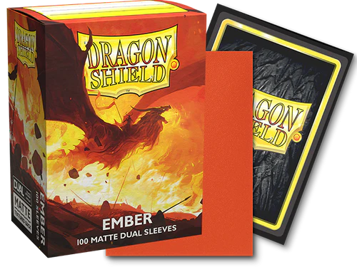 Dragon Shield - 63mm X 88mm - Standard Dual Matte - Ember 100 ct.