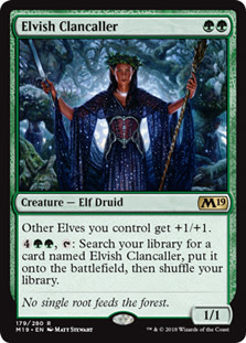 thumbnail image 2 of Elvish Clancaller - Near Mint - Magic: The Gathering (M19, English) 2 of 6