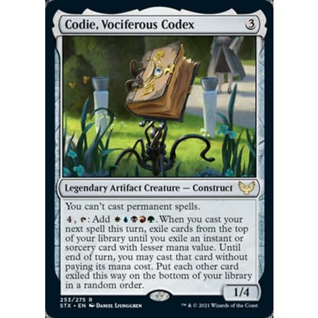 Codie, Vociferous Codex