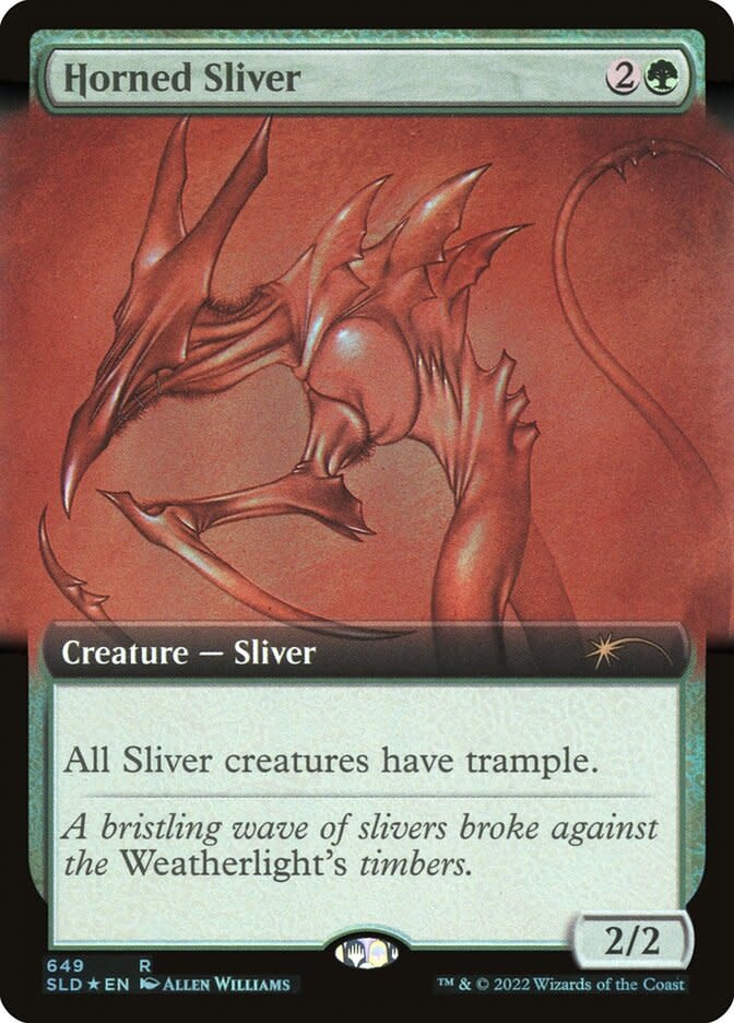 Horned Sliver - Foil