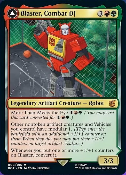 Blaster, Combat DJ - Foil