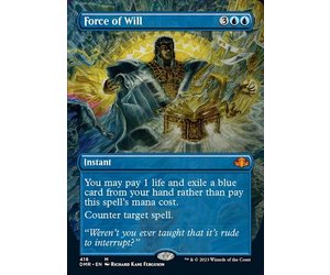 Force of will 意志の力　FOIL MPS 英)【Foil】意志の力 / Force of Will【MPSAKH】 No.014｜MtG