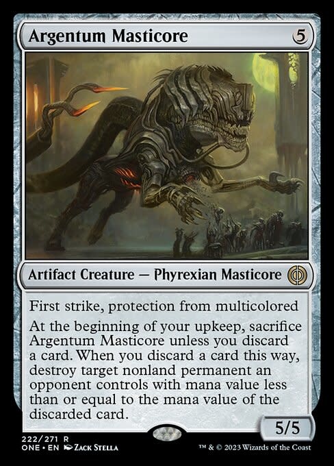 Argentum Masticore - Foil