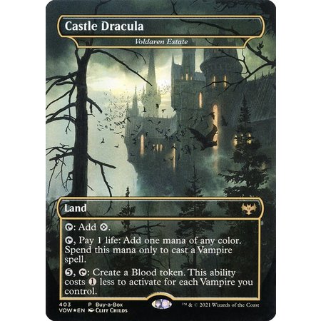 Voldaren Estate (Castle Dracula) - Foil - Buy-A-Box Promo