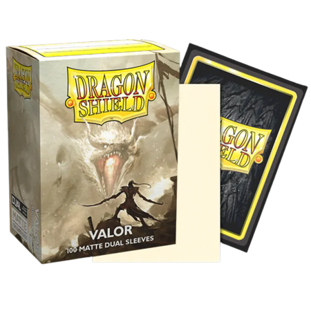 Dragon Shield - 63mm X 88mm - Standard Dual Matte - Valor 100 ct.