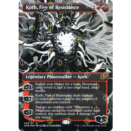 Koth, Fire of Resistance - Step-And-Compleat Foil